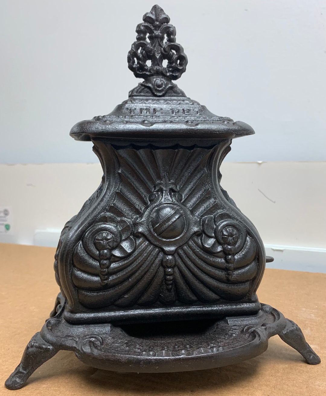 Antique 1857 Cast Iron Stove Salesman Sample the Pet Albany New