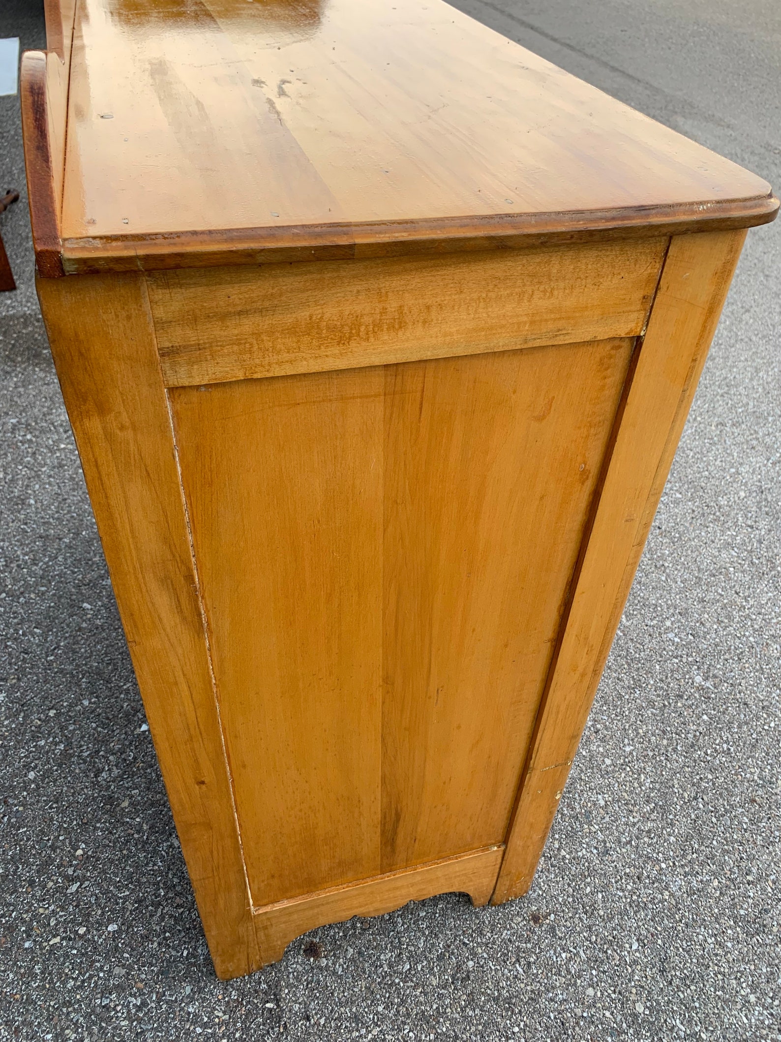 Antique New England Pine 4 Drawer Dresser Chest Knapp Joints Etsy