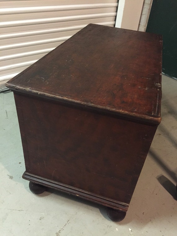 Antique primitive blanket chest deals