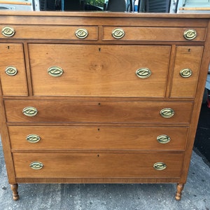 Antique Federal Style Cherry Butlers Chest 1800's 50x50x23 Shipping is ...