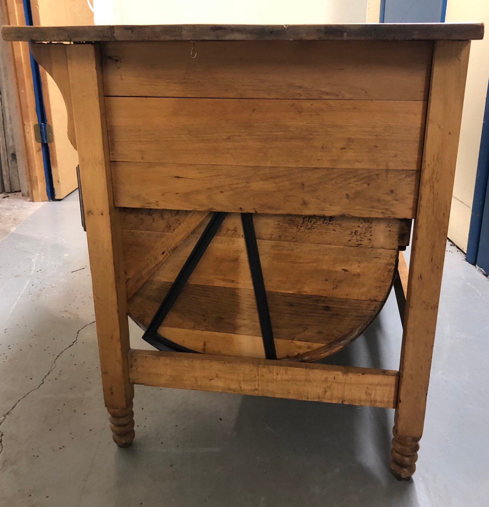 Antique oak bakers possum belly kitchen cupboard Etsy