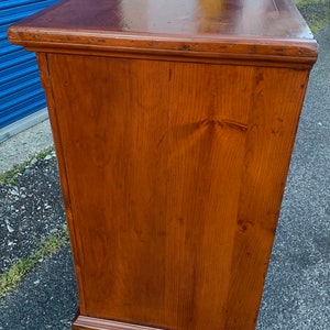 Beautiful 1905 Eddy solid Pine Refrigerator ice chest Boston Ma 35.5W20D37H Shipping is not free image 9