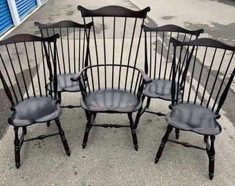 Antique black windsor chairs hotsell