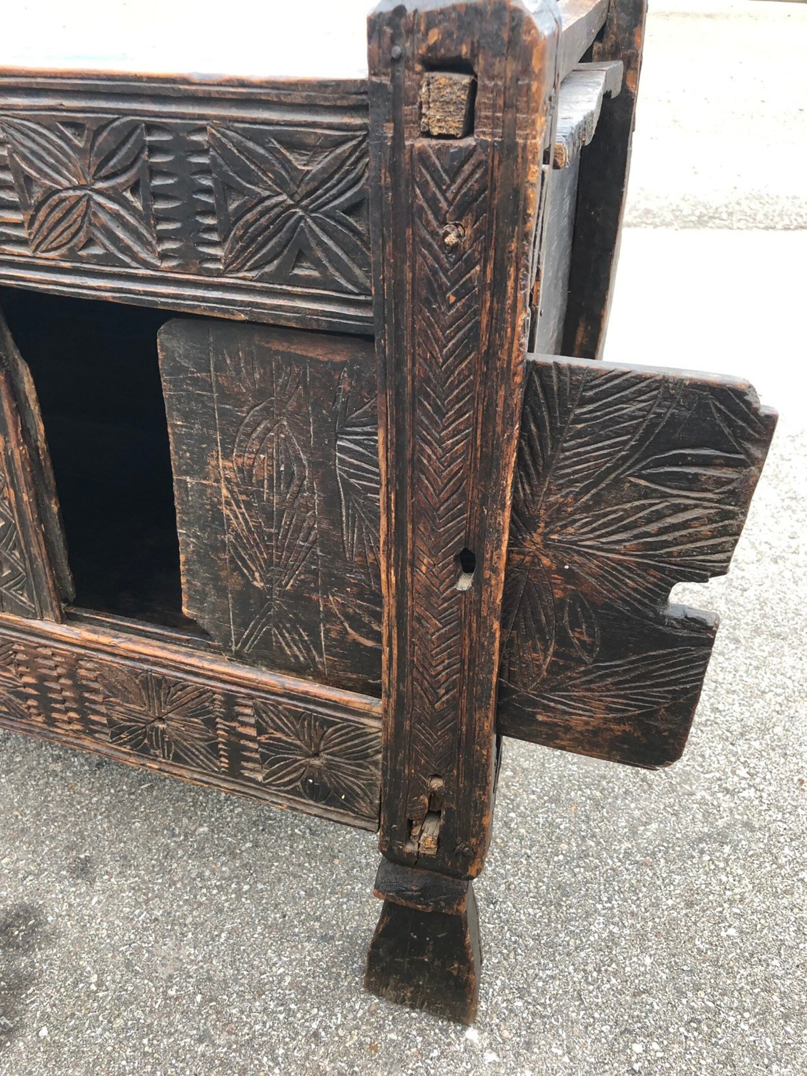 18th C. French Bread Safe Mortise and Tenon Sliding Etsy