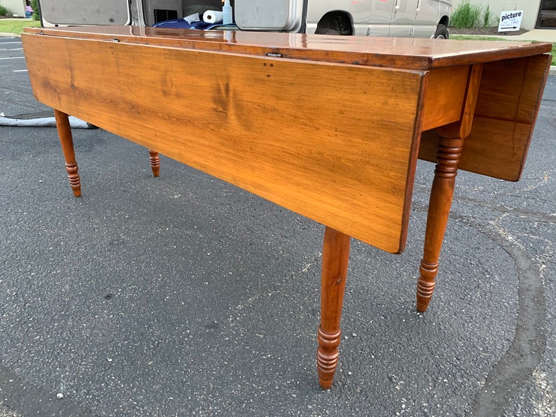 Antique Pennsylvania Harvest Farm Dropleaf Table Etsy