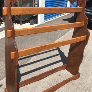 Pine quilt rack sale