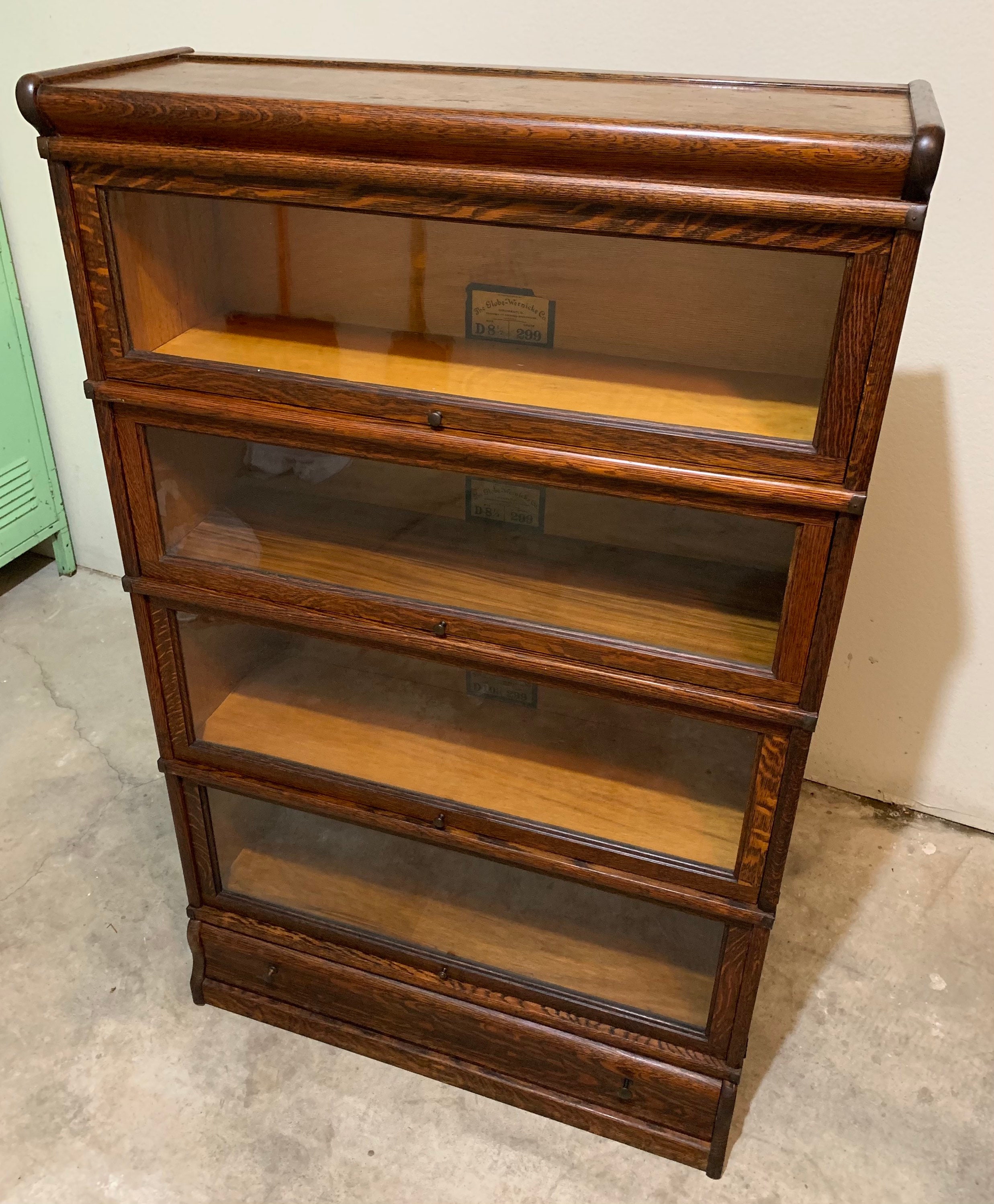 Bookshelves Antique mission oak Globe Warnicke barrister bookcase