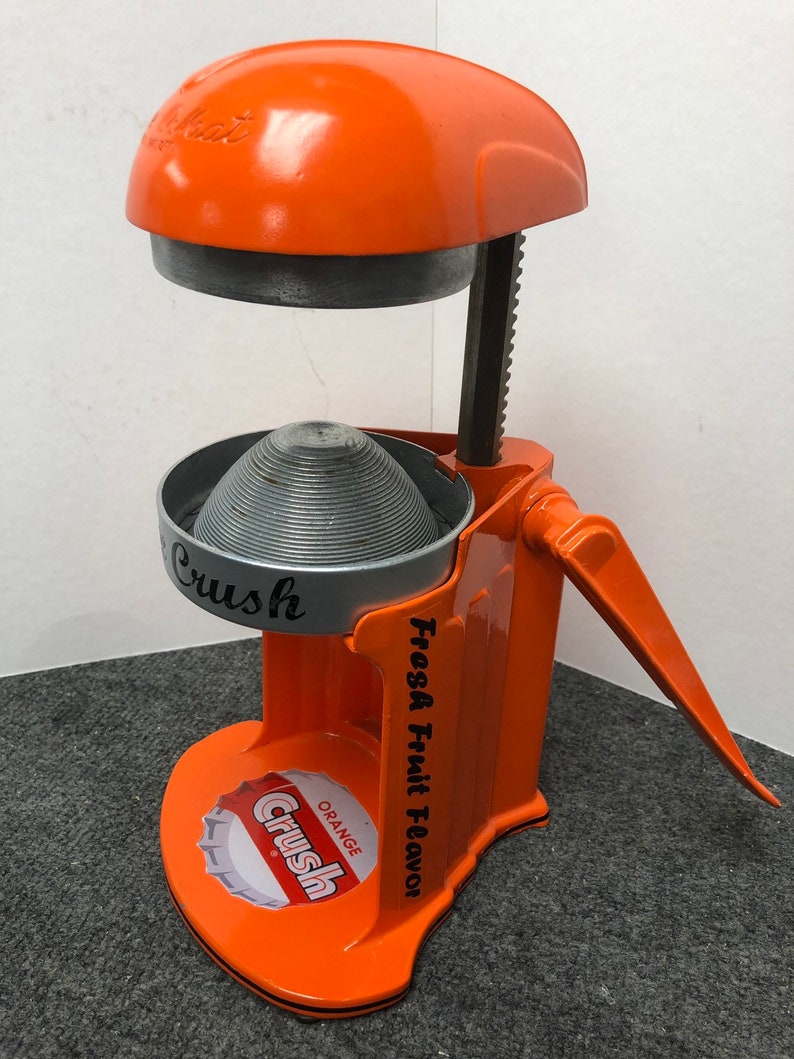 Vintage mid century orange crush juice o mat juicer Etsy