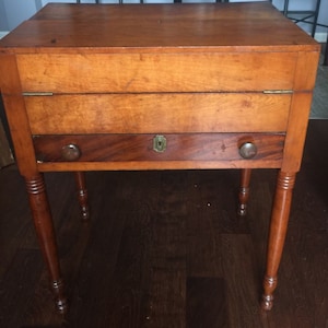 American Sheraton Field desk cherry pine mid 1800&#39;s 35.5h29h27w19d shipping is not free