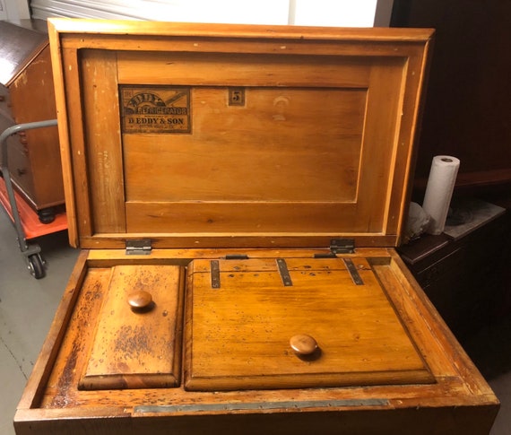 Beautiful 1879 Eddy Refridgerator Ice Chest Boston MA 32w21d45h