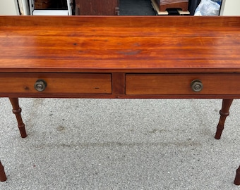 Beautiful Pennsylvania mixed wood hunt board side board early 19thC 60W21D32.5H shipping is not free