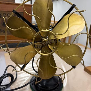 Antique Fan Electric Westinghouse - Etsy