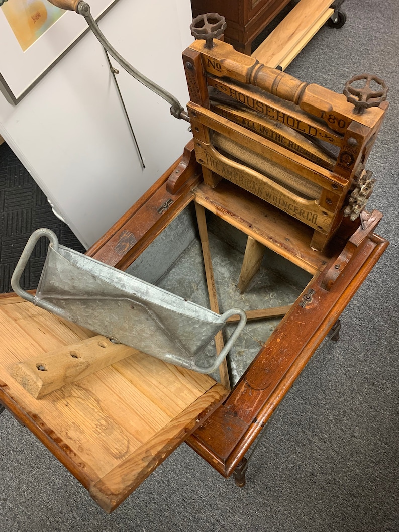 Antique 1907 Wonder Washer Leavenworth Kansas Manual Washing Etsy