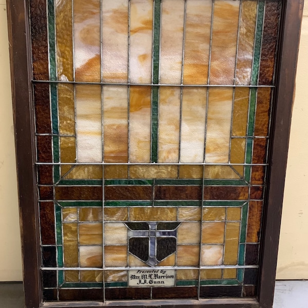 Stained Glass Church Window Etsy