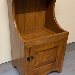 Antique child size dry sink chamfered panel door pine poplar 17W13D18H30H shipping is not free