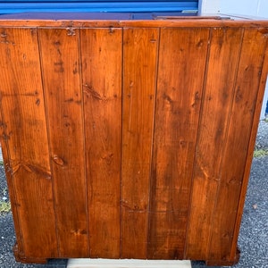 Beautiful 1905 Eddy solid Pine Refrigerator ice chest Boston Ma 35.5W20D37H Shipping is not free image 8