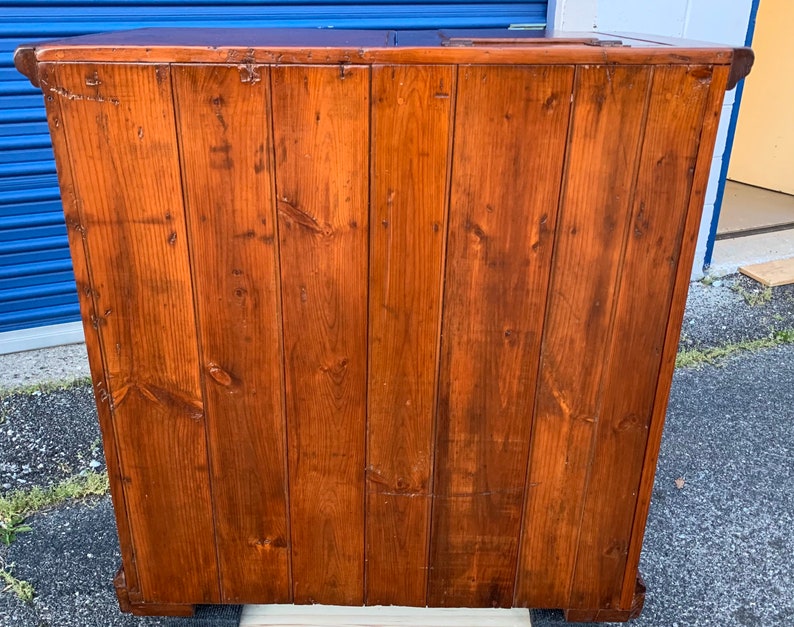 Beautiful 1905 Eddy solid Pine Refrigerator ice chest Boston Ma 35.5W20D37H Shipping is not free image 8