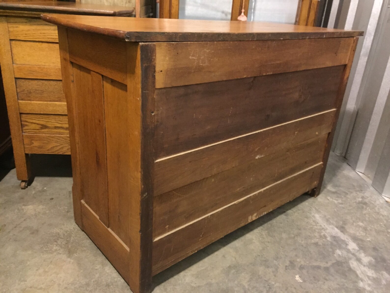 Antique Solid Oak Dresser Chest 3 Drawer Dovetails 20d43w30h - Etsy