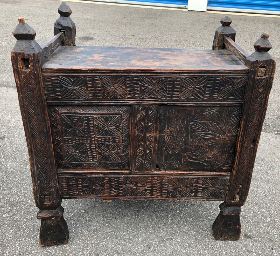18th C. French Bread Safe Mortise and Tenon Sliding Doors