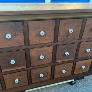 Primitive 18 cajón pino boticario armario armario armario | Etsy