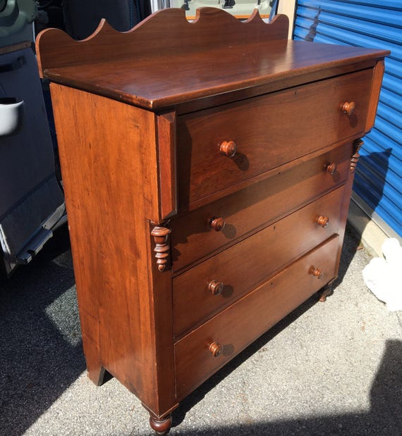 Antique 1800 S 4 Drawer Chest Dresser 20 5d47 5w49h54 5h Antique 1800 S 4 Drawer Chest Dresser