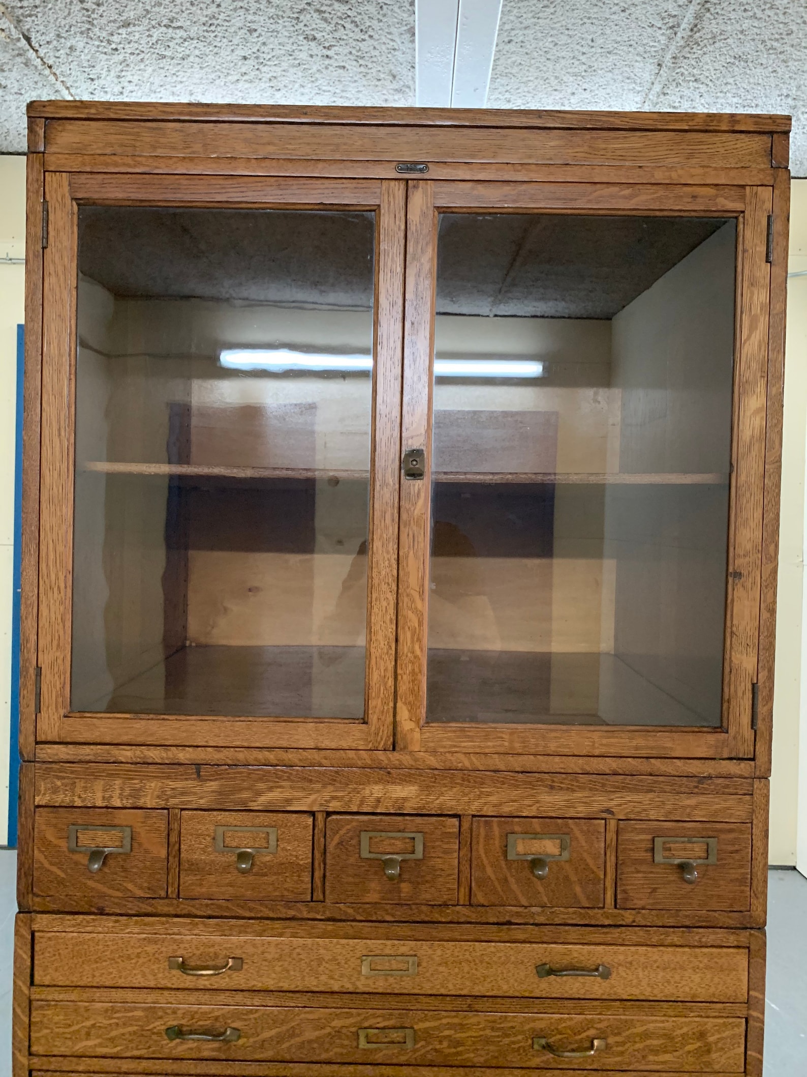 Antique Globe Wernicke Oak Stacking File System Bookcase Cabinet ...