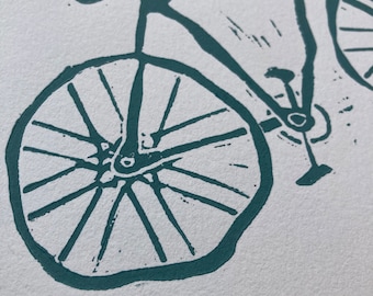 Bike Drawing Canvas Print