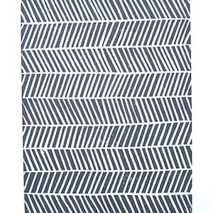 May include: A black and white print of a herringbone pattern. The print is on a white background and has a simple, modern design.