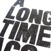 A Long Time Ago Black 8x10 Linocut Letterpress Print Star - Etsy