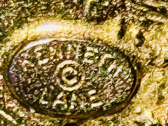 Kenneth Jay Lane Golden Aztec Statement Necklace - image 6