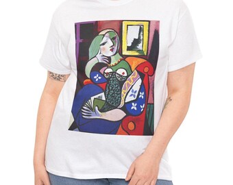 Pablo Picasso 'Woman with Book' T-shirt - Modern Art Tee