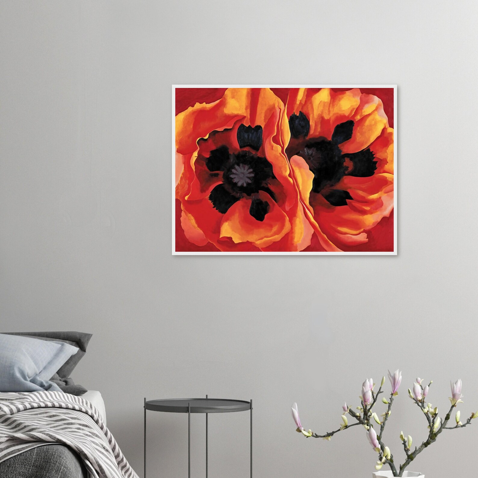 Georgia O'keeffe Oriental Poppies Art Print: Modern Floral Wall Decor ...