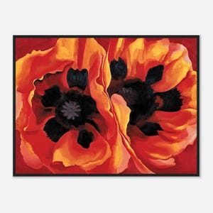 Georgia O'keeffe Oriental Poppies Art Print: Modern Floral Wall Decor ...