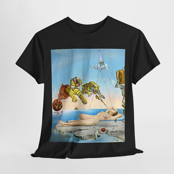 Salvador Dali Dream T-shirt: Surrealist Art, Ethically Grown