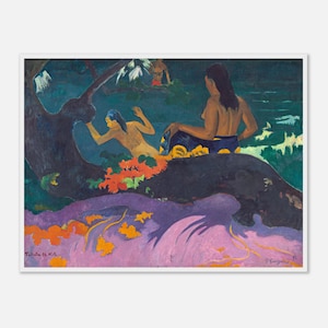 Gauguin Fatata te Miti Print: Tahiti Seascape, Post-Impressionist Wall Art
