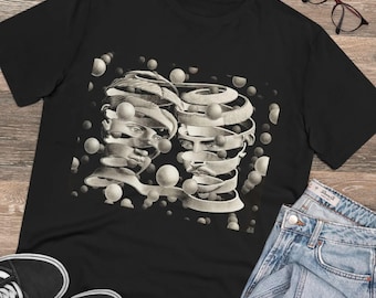 Vintage 90s MC Escher T-shirt: All Over Print Artist Tee, XL - Etsy