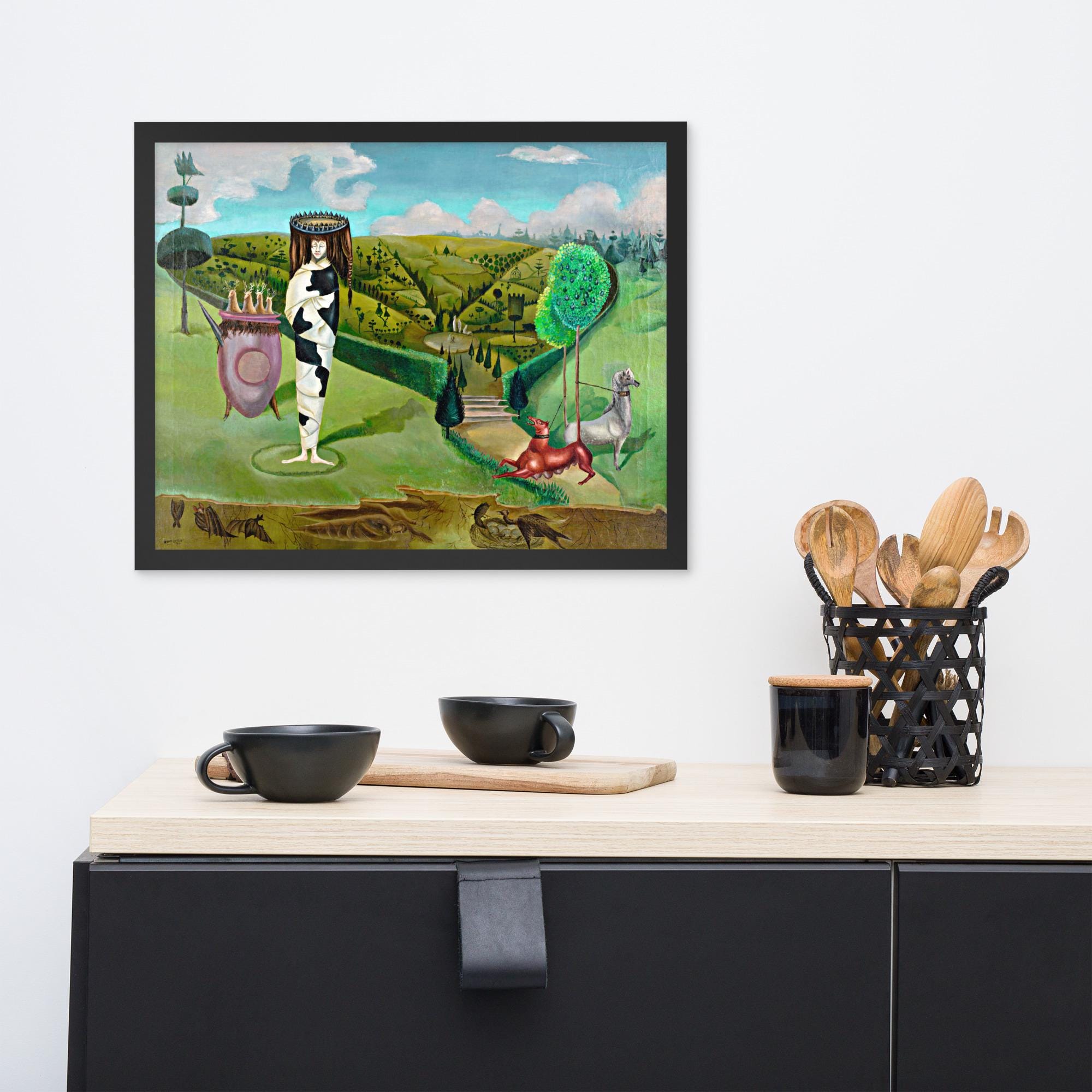 Leonora Carrington Green Tea Art Print - Instant Downloadable Wall Art ...