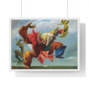 Póster surrealista de Max Ernst: El ángel del hogar (Archivos digitales)