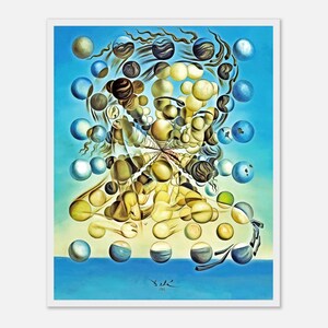 Salvador Dali, Galatea of the Spheres - Surrealism - Art Print - Salvador Dali Gift - Wooden Frame - Premium Matte Paper - Giclée Quality