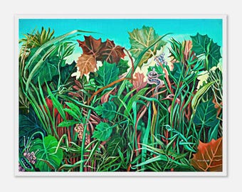 Impressão artística de Max Ernst 'Jardin des Chimères' - decoração de parede surrealista