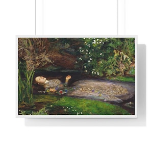 John Everett Millais, Ophelia, 1851, Instant Download, Fine Art Print, History Painting, English Painter, Pre-raphaelite Art, Home Decor