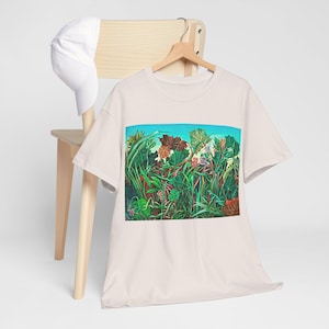 Max Ernst, Jardin des Chimères T-shirt - Surrealism - Ethically Grown Cotton - Unisex Classic Fit Tee - Art Lovers Gift - Surrealistic Shirt