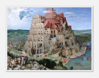 Tower of Babel Art Print: Pieter Bruegel Renaissance Painting