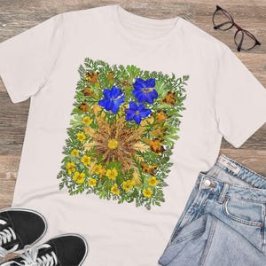 【LOULOUSEOUL】Lily T-Shirt (Green Yellow) Tiger Lily T Shirt Blue - Etsy