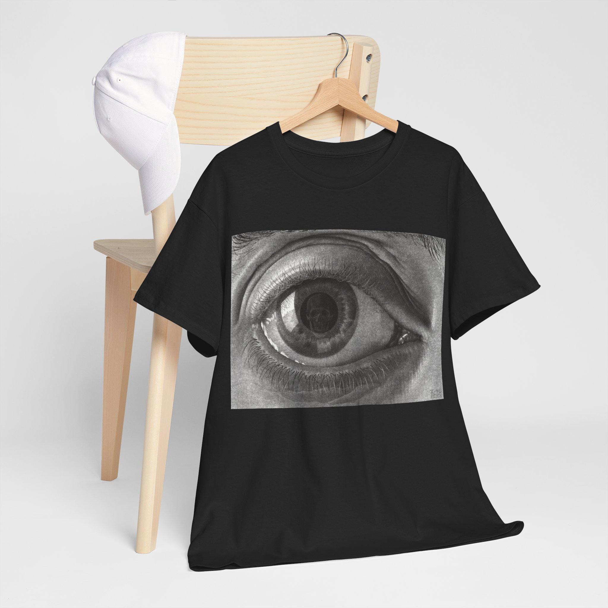 希少90sヴィンテージtシャツ エッシャー 白 XLだまし絵TシャツEscher 