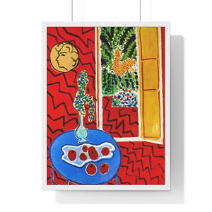 Henri Matisse, Red Interior Still Life, Modern Art Print, Instant Download