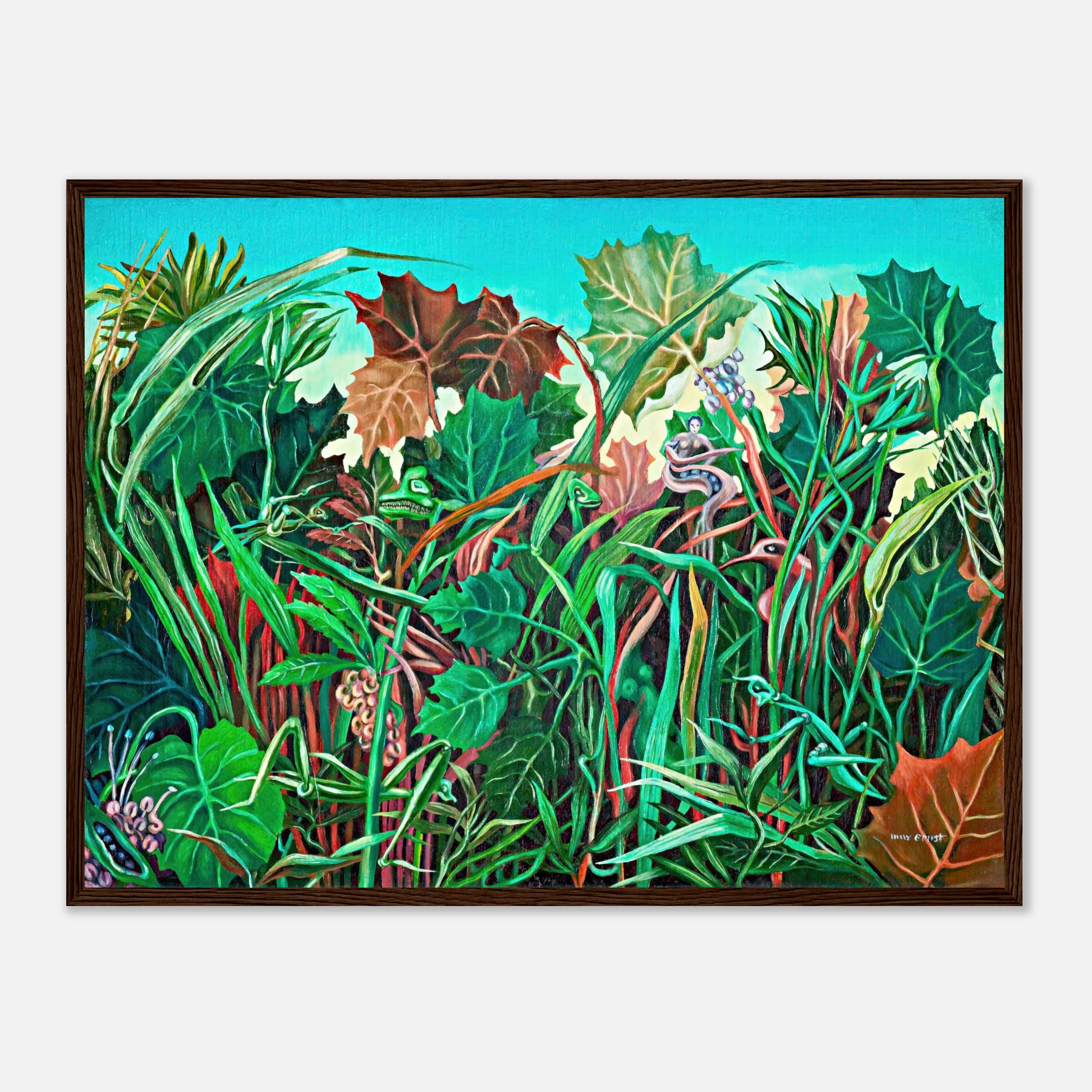 Max Ernst 'jardin Des Chimères' Art Print - Surrealist Wall Decor