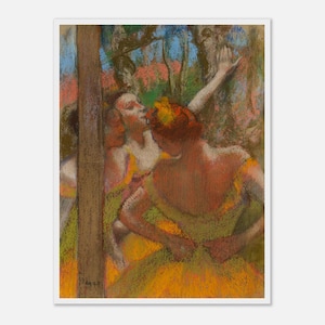 Edgar Degas, Dancers, Premium Giclée Art Print, Impressionism, Edgar Degas Art, Wooden Frame, Gift for Art Lovers