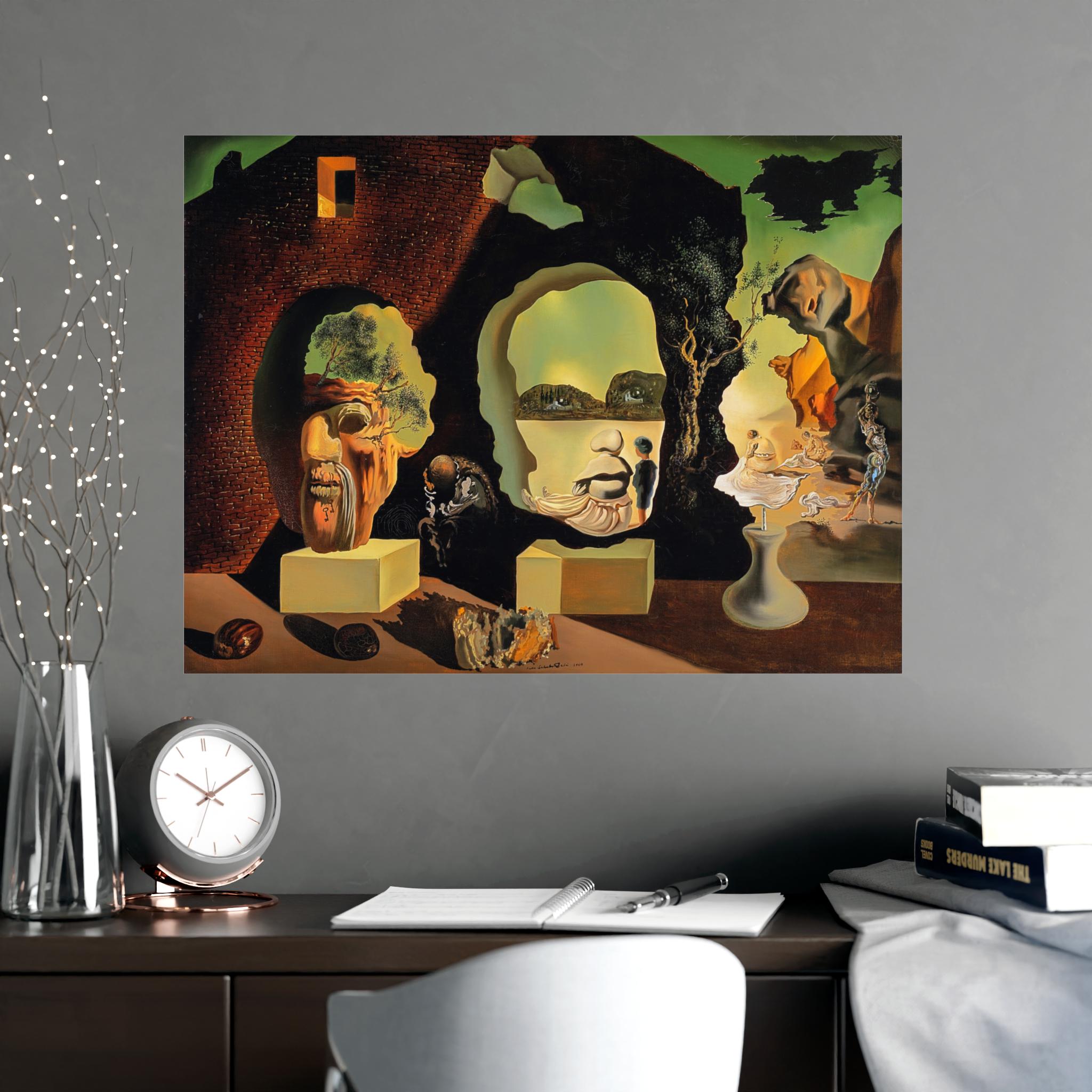 Salvador Dalí Old Age, Adolescence, Infancy (the Three Ages) - Art 