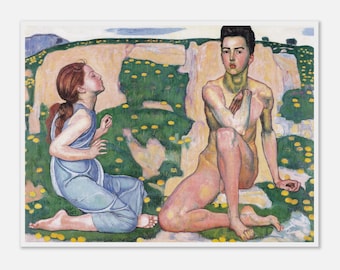Ferdinand Hodler Spring, Art Print – Fine Art Poster for Home, Wooden Frame Option